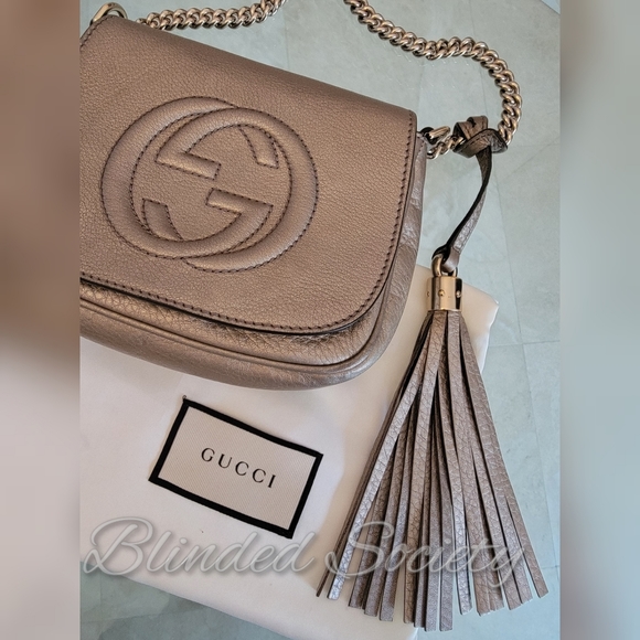 Gucci Soho Disco Mini Chain Crossbody Bag - Picture 2 of 11